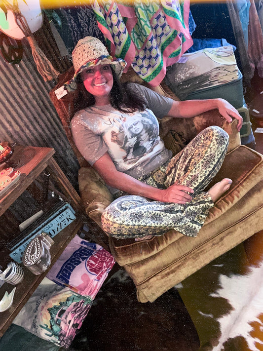 Stevie Tan Bleached Tee