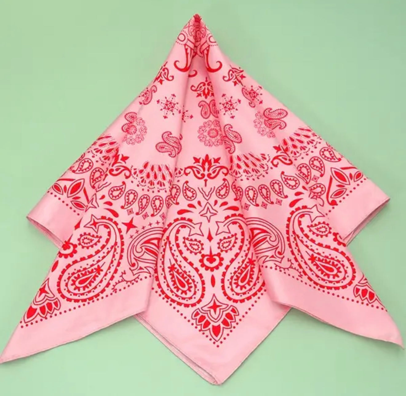 Peony pink bandana