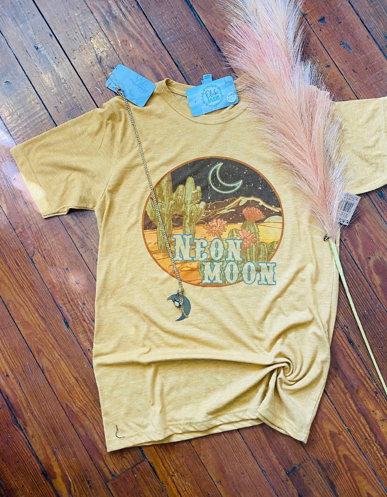 Neon moon tee