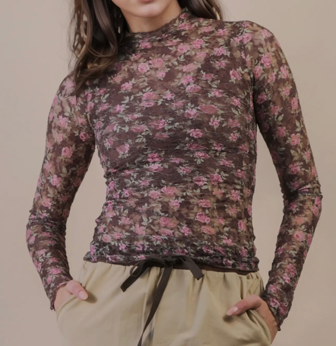 Sheer garden top