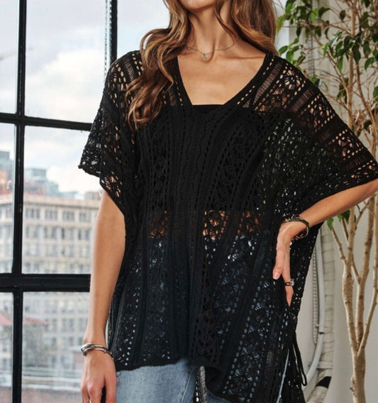 Crochet Poncho Tunic