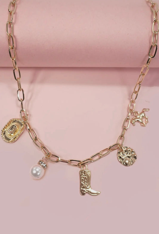 Cowboy up charm