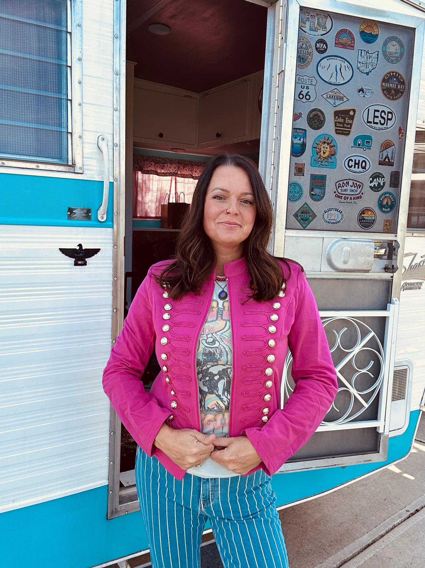 Military jacket (pink)