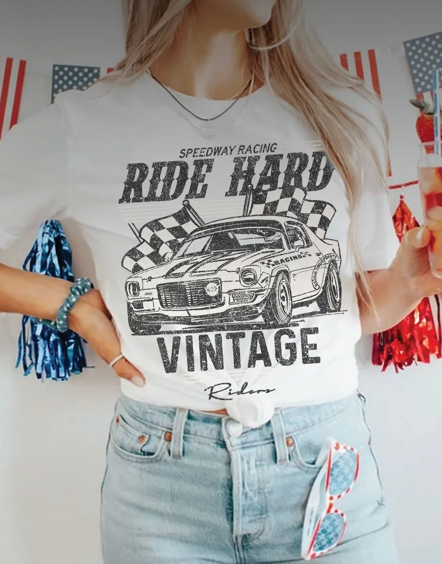 Race car tee