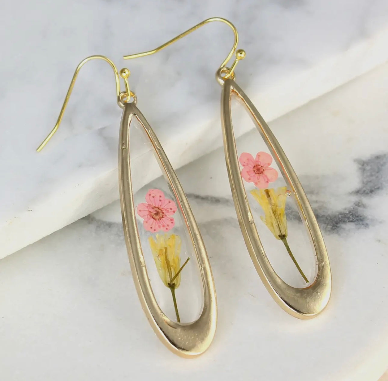 Pink pressed ears