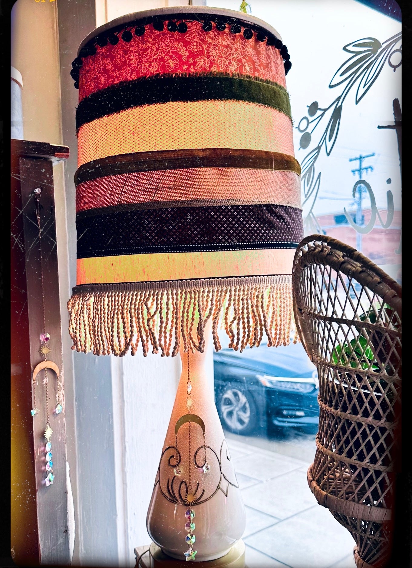 Vintage lamp (in store)