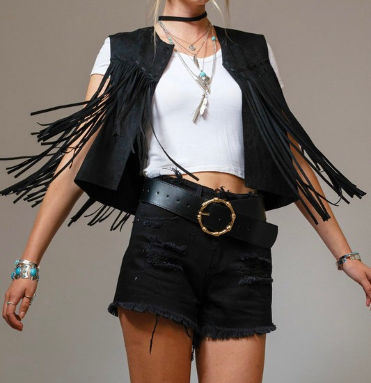 I’m Petty Fringe Vest