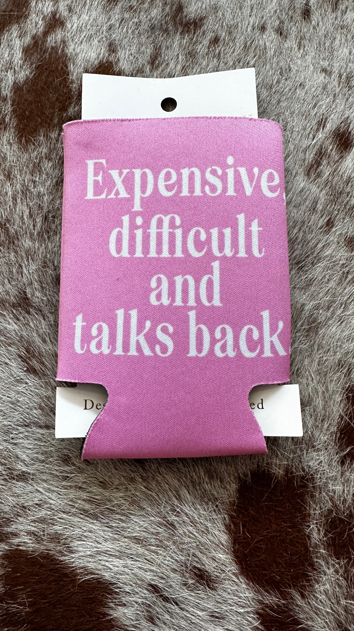 All the pink koozies
