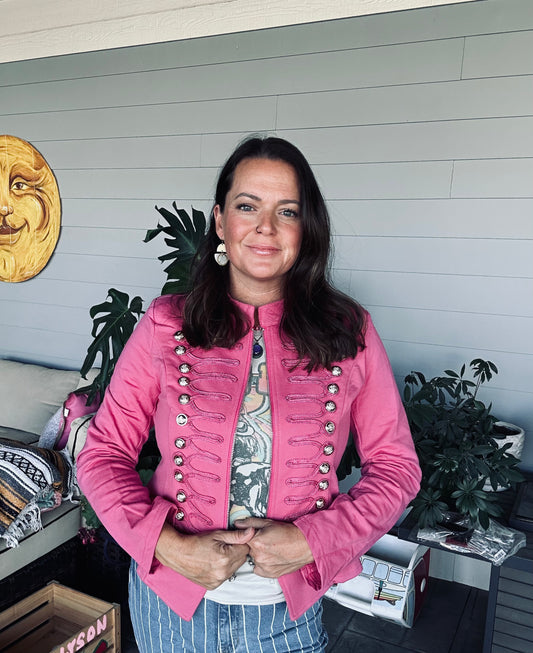 Military jacket (pink)