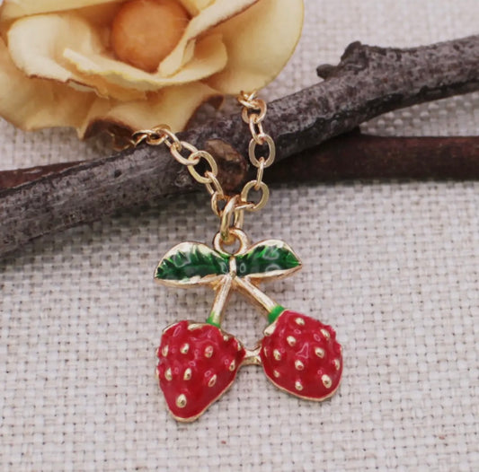 Stawberry necklace