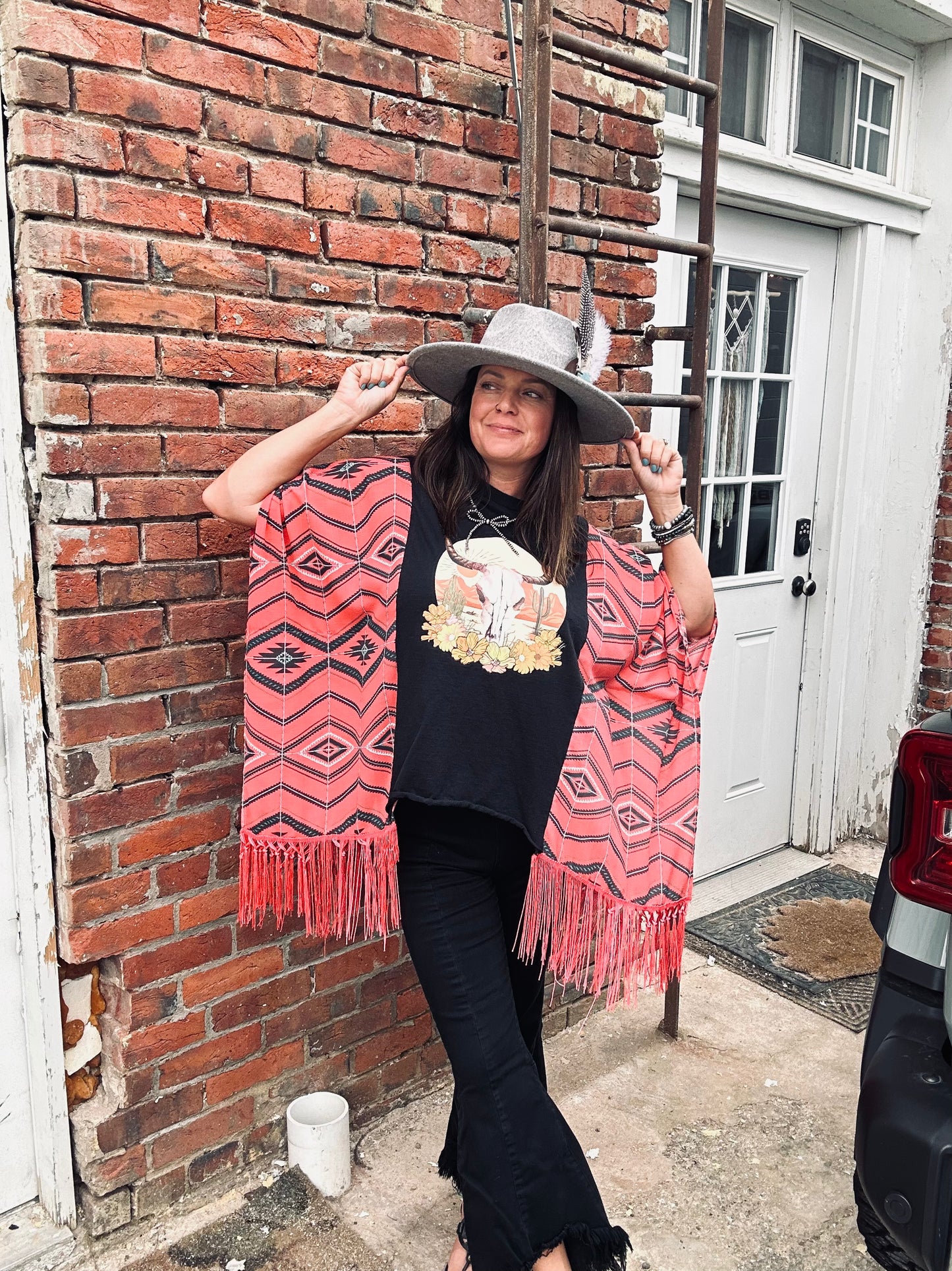 Feeling Fringy Poncho