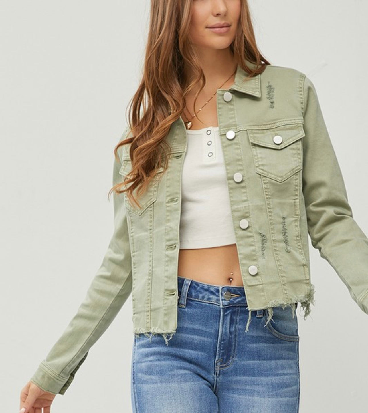 Sage Jean Jacket