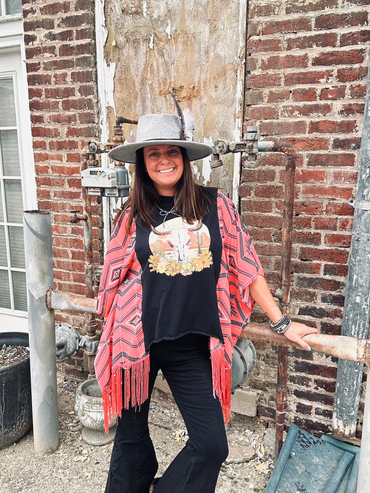 Feeling Fringy Poncho