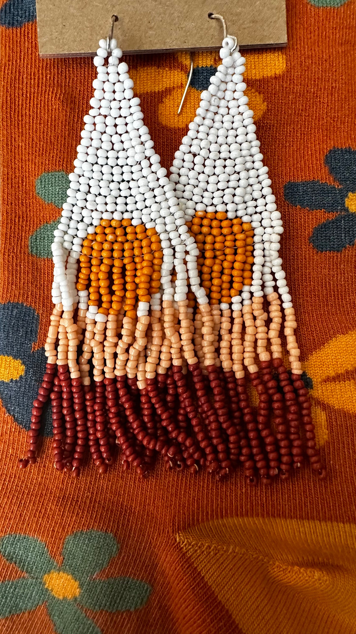 Desert sunrise beads