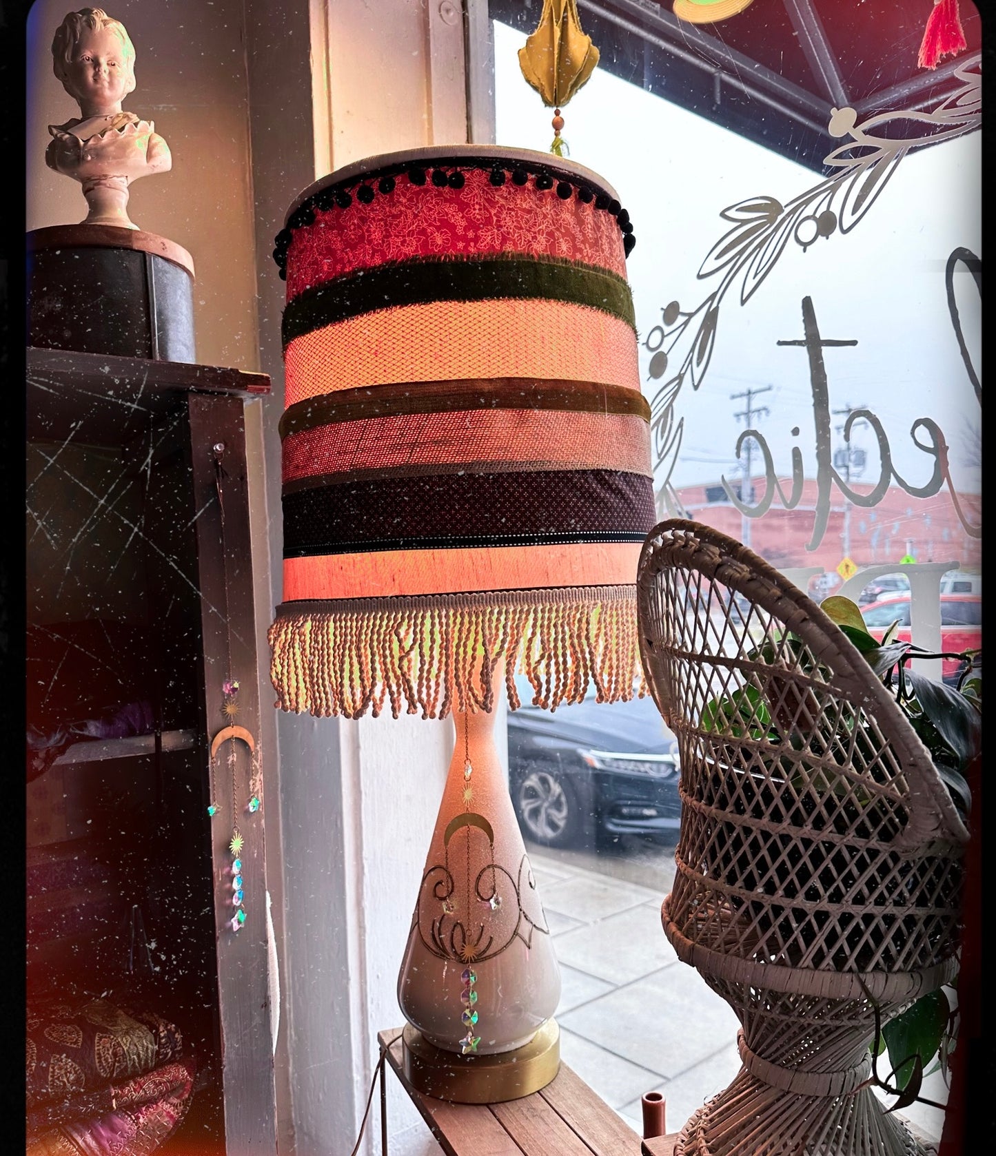 Vintage lamp (in store)
