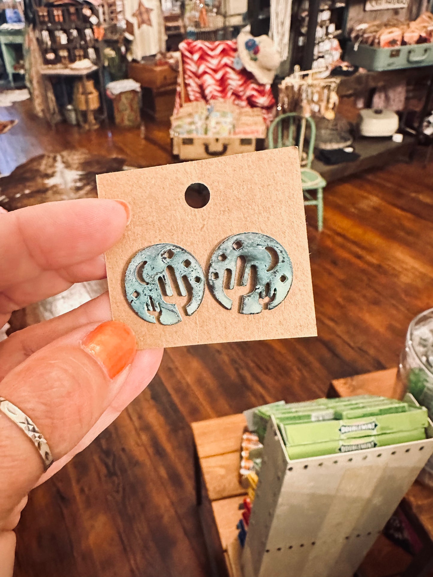 Cactus Scene Studs