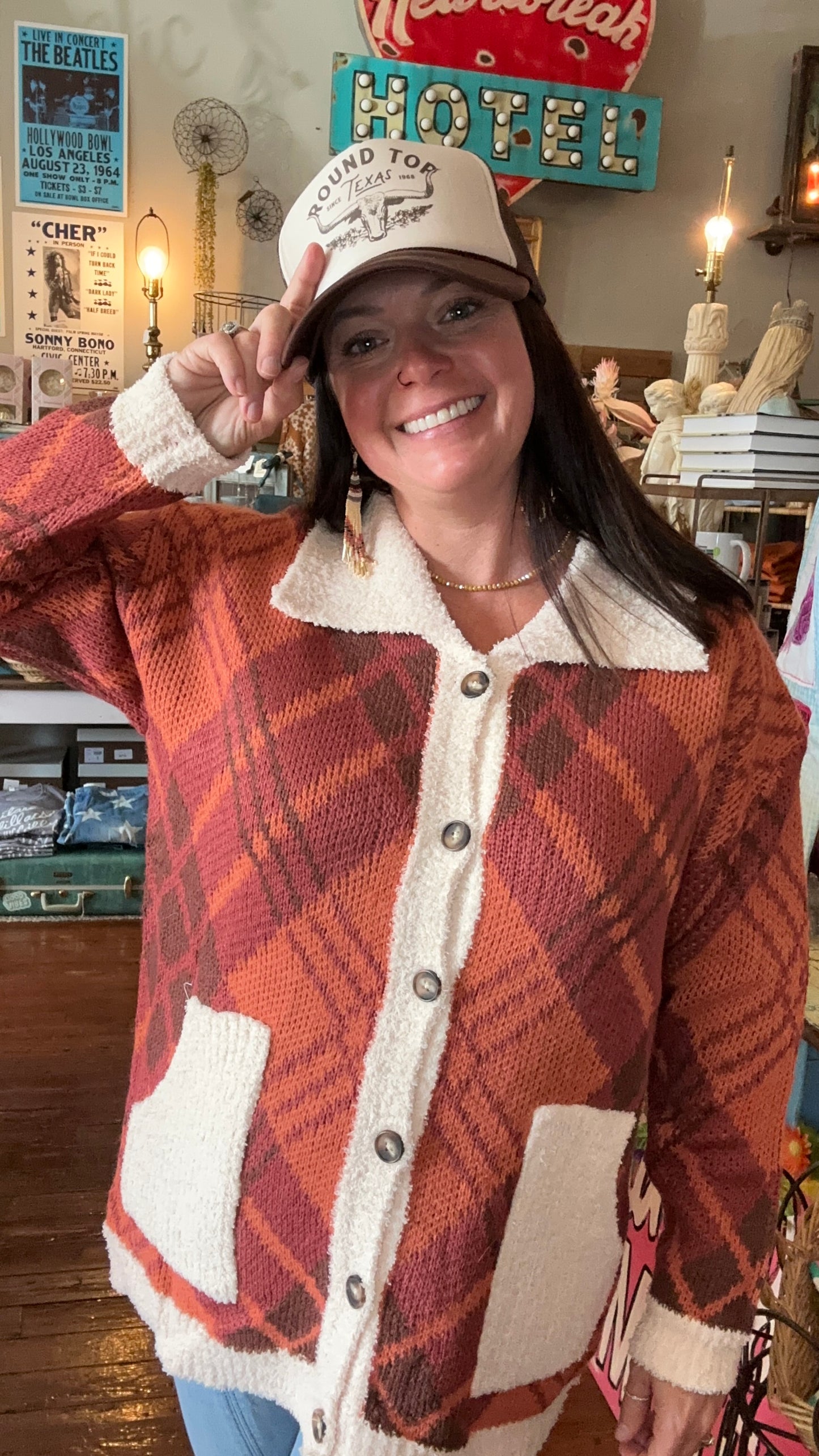 Rust mix sweater