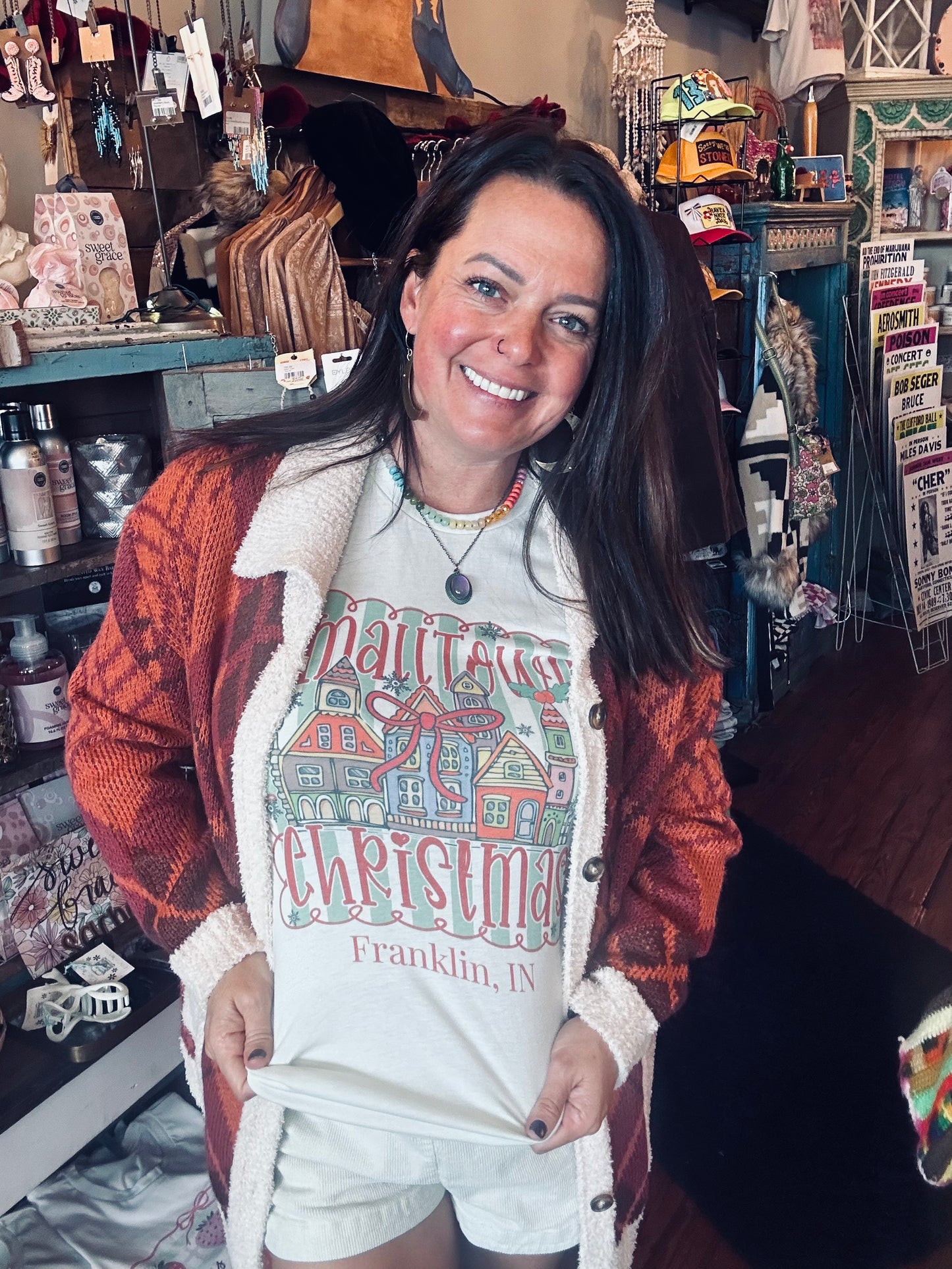 Small Town Christmas Tee