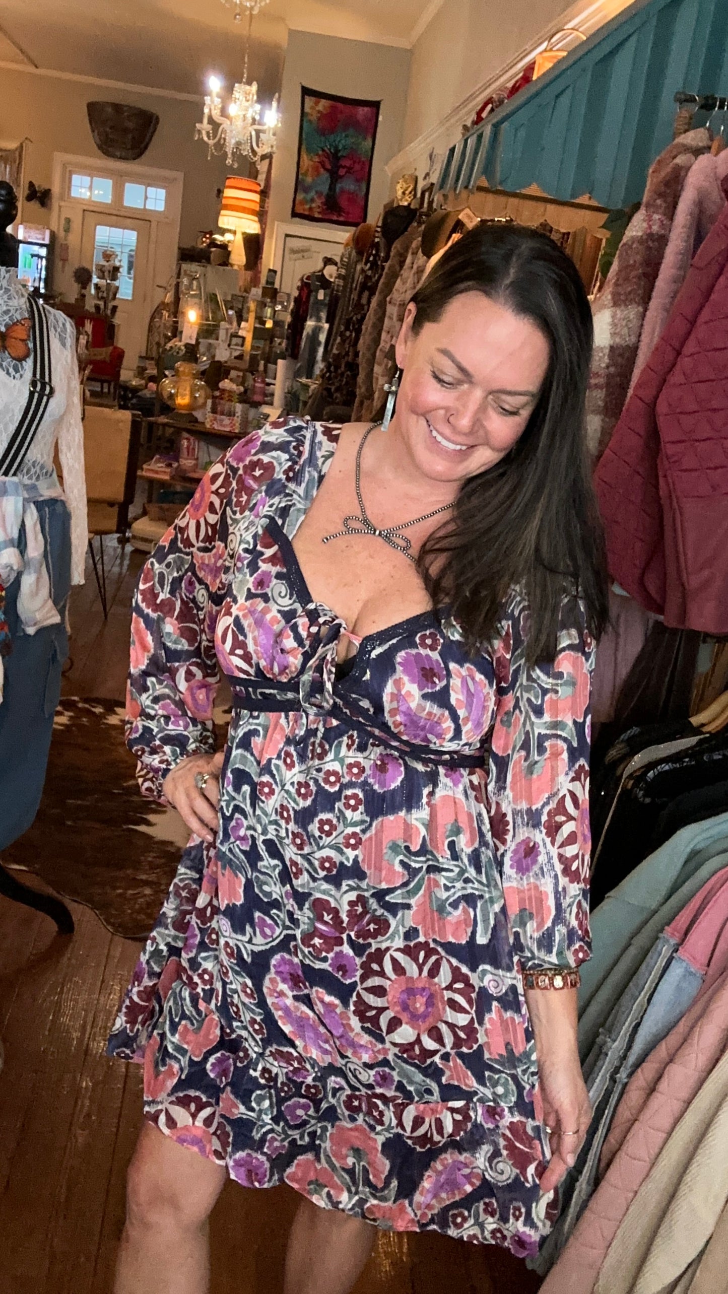 Holiday mini dress