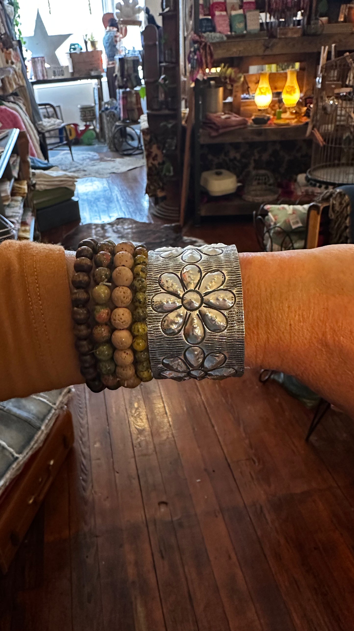 Embossed cuff