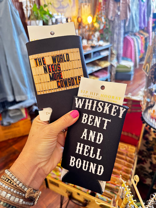 Black koozies