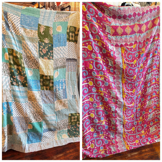 Reversible twin quilt #1