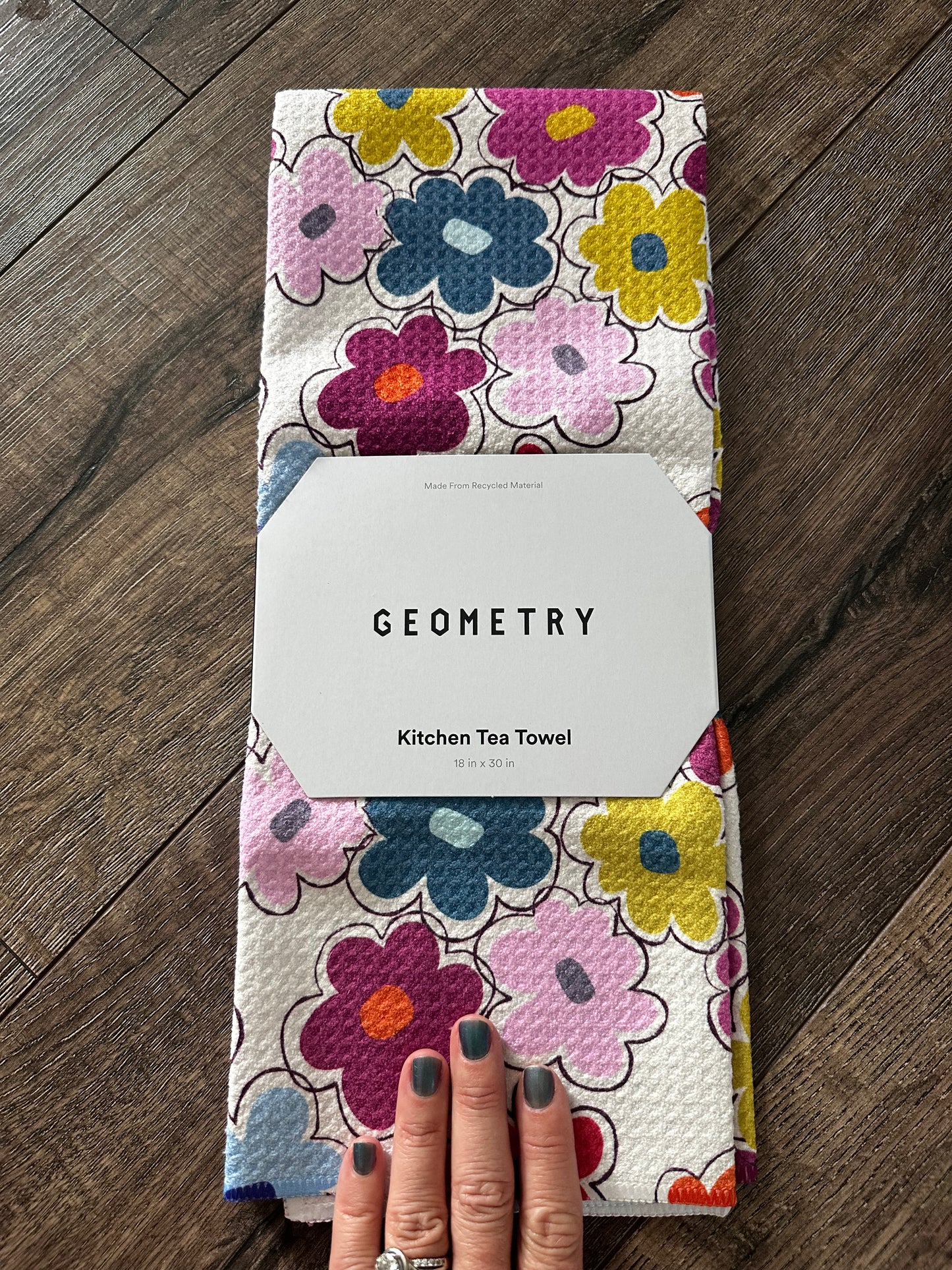 Geometry tea towel