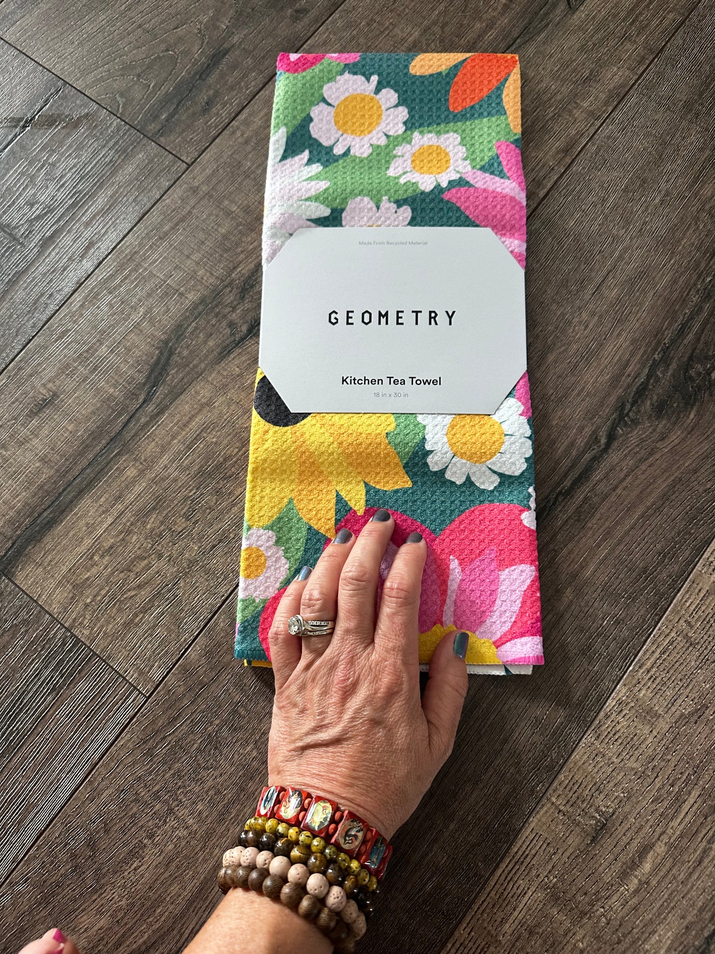 Geometry tea towel
