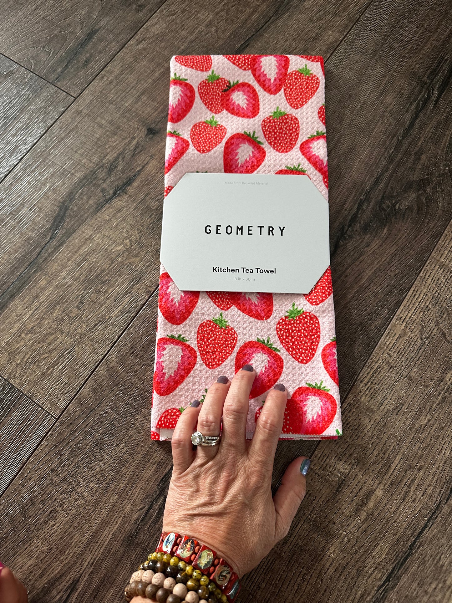 Geometry tea towel