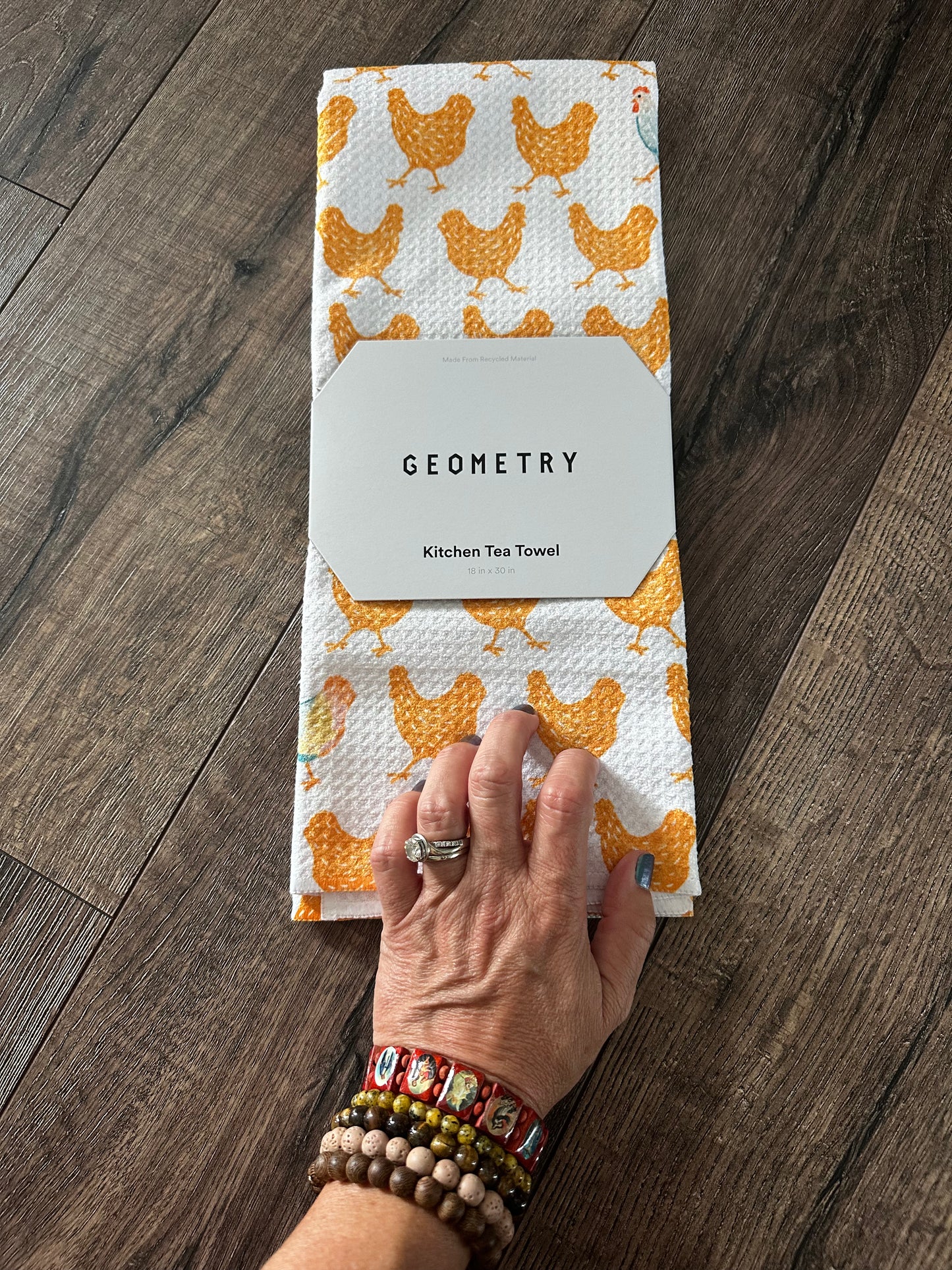 Geometry tea towel