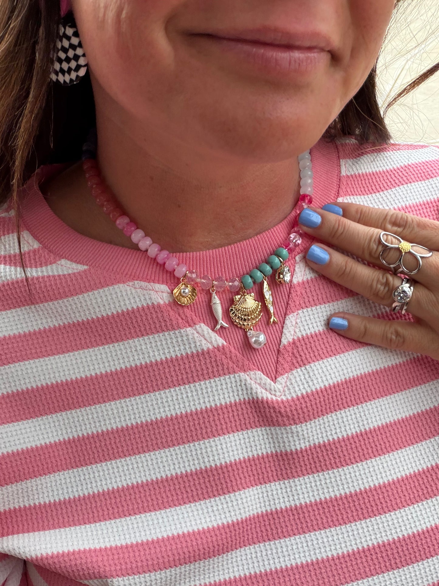 Nautical multi necklace