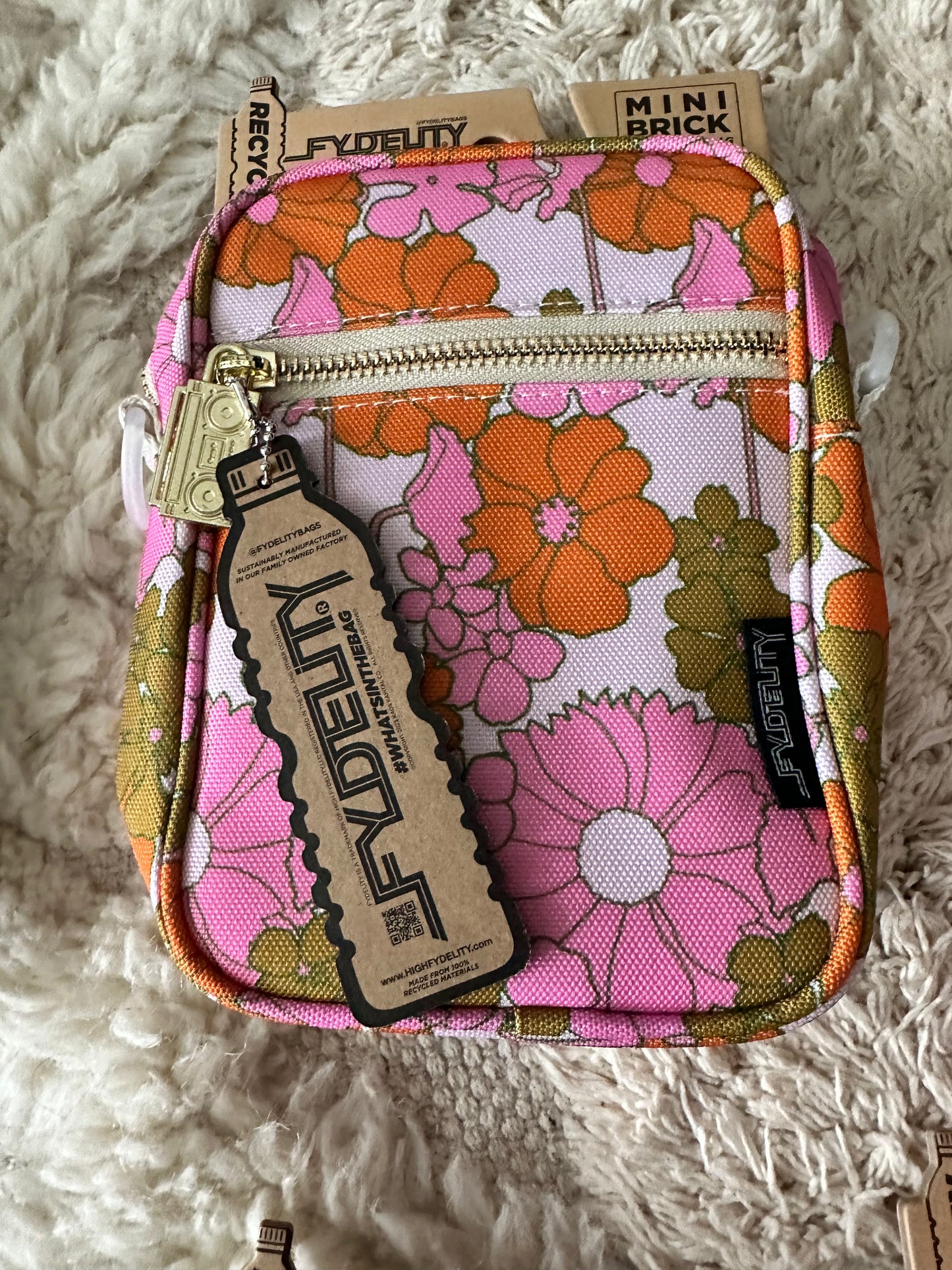 Crossbody brick bag