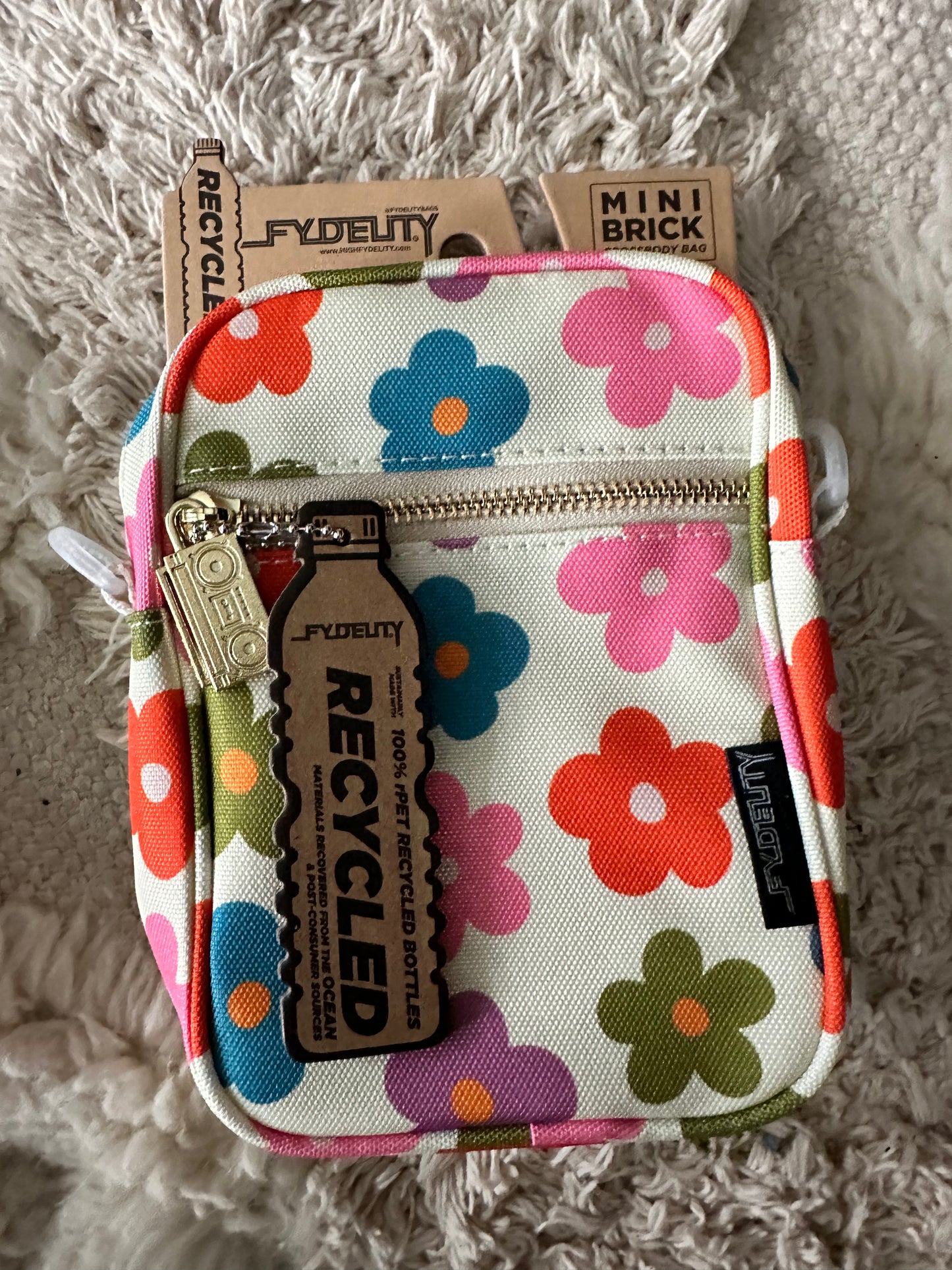 Crossbody brick bag