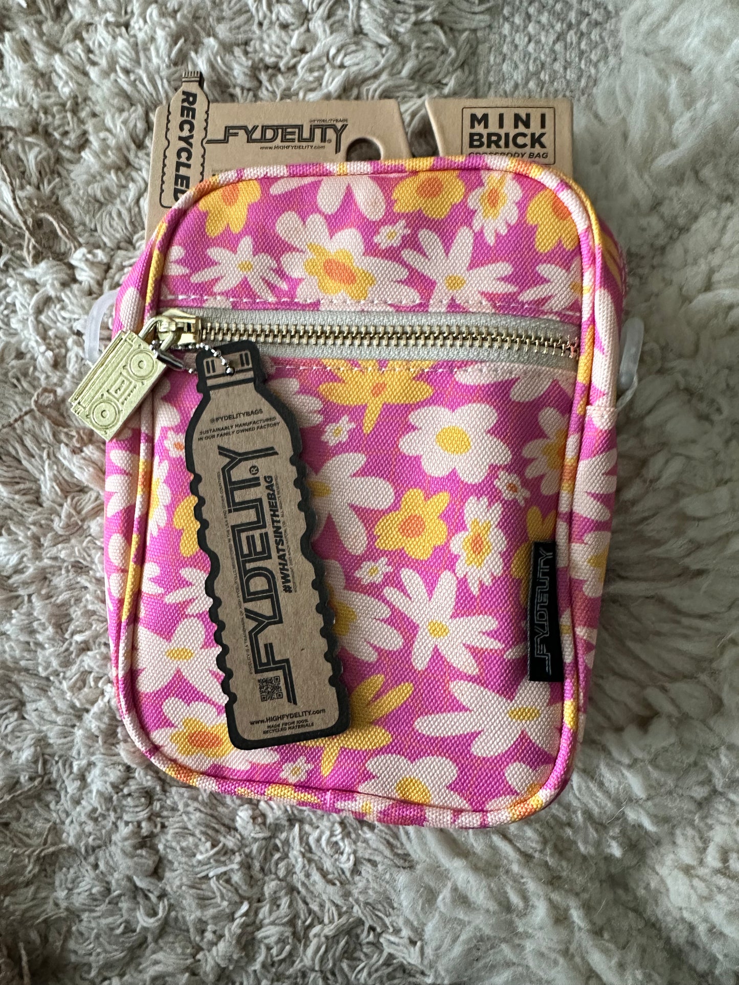 Crossbody brick bag