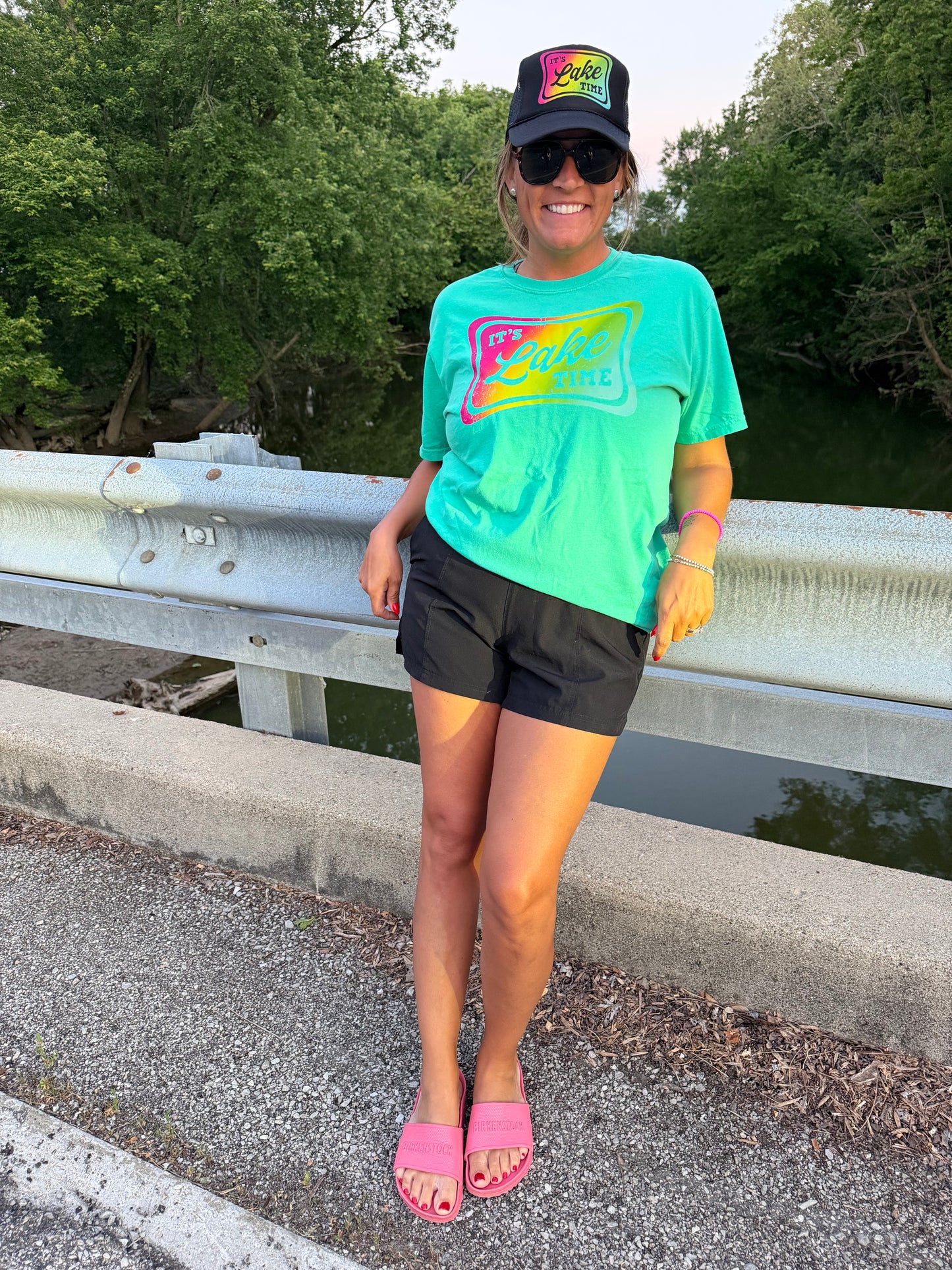 Four Way lake-time tee