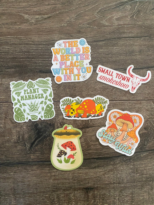 Various stickers