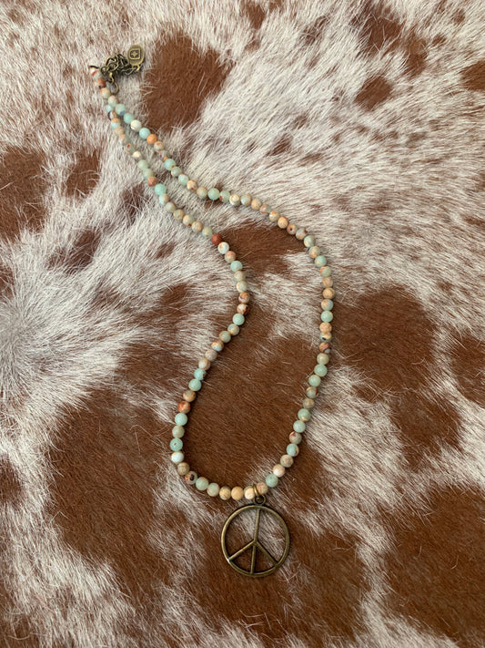 That peace necklace