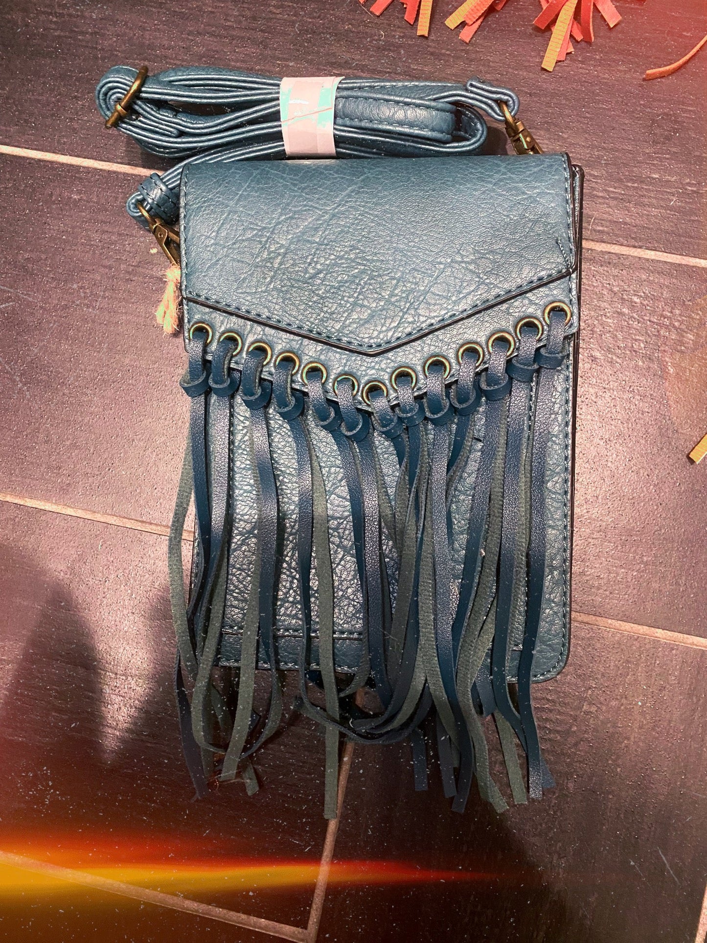 Scarlet Fringe Crossbody