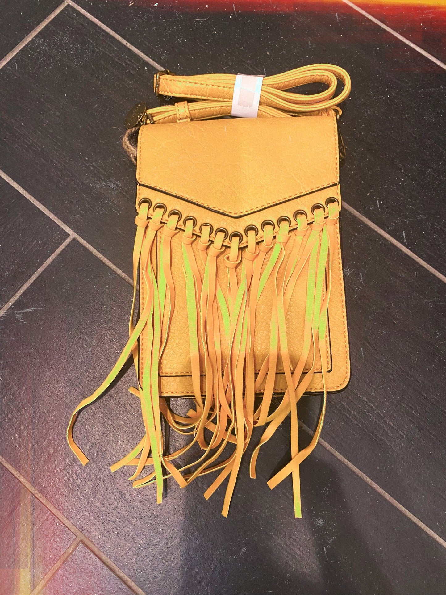 Scarlet Fringe Crossbody