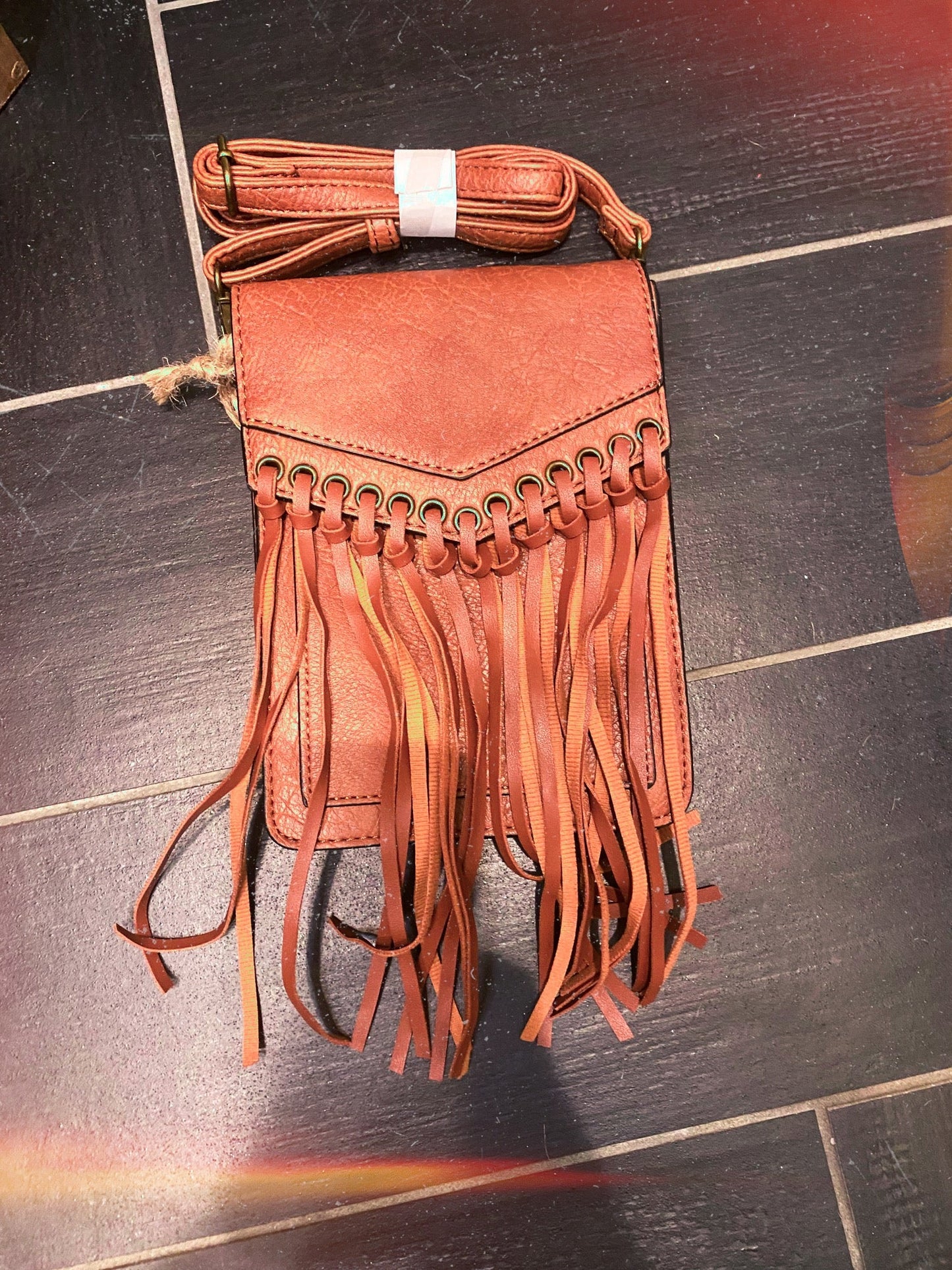 Scarlet Fringe Crossbody