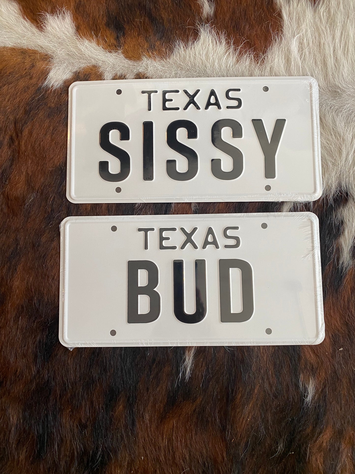 Bud & Sissy License Plate