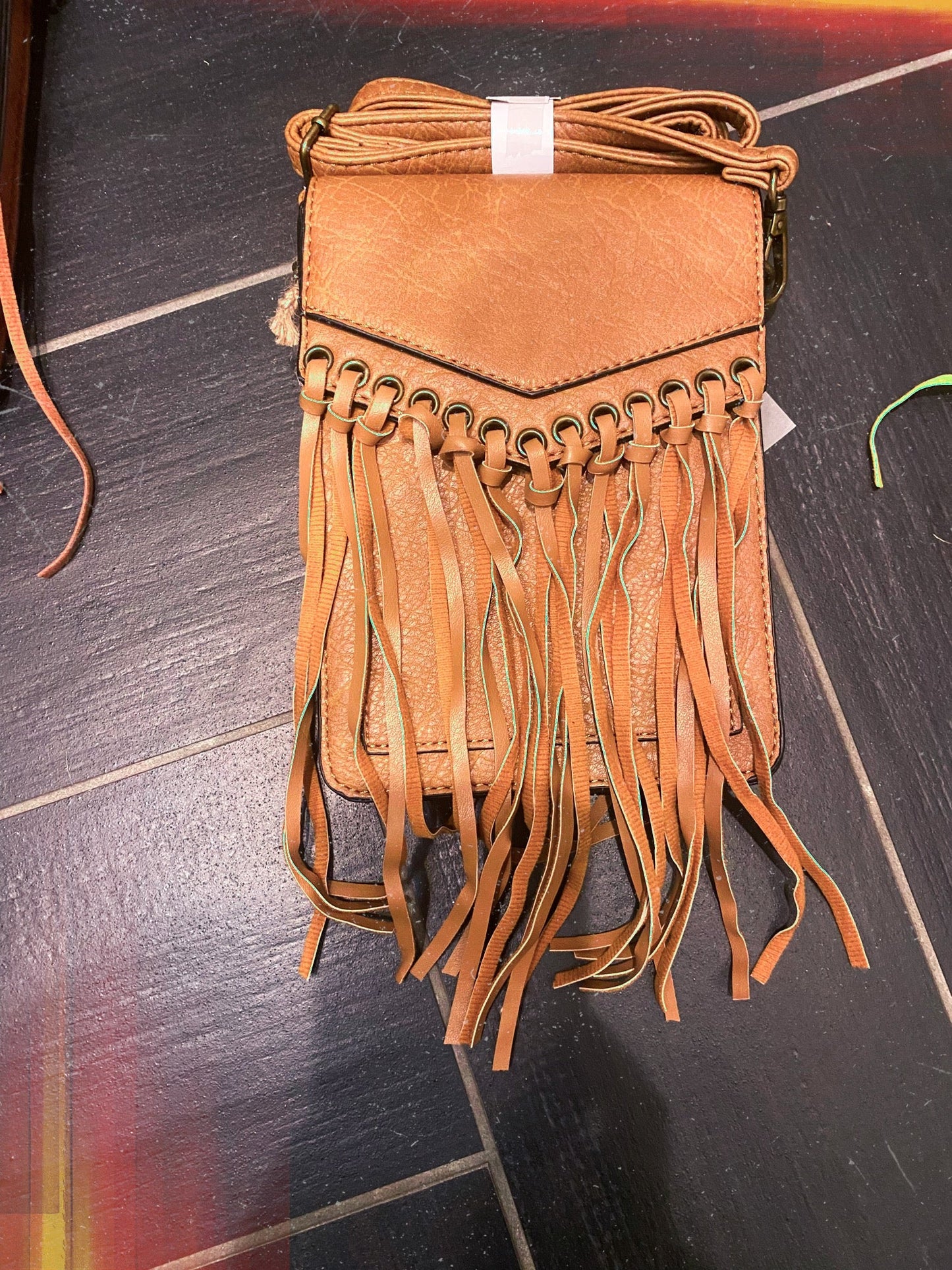 Scarlet Fringe Crossbody