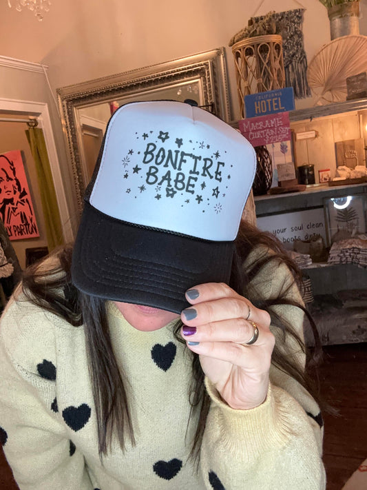 Bonfire Babe Trucker Cap