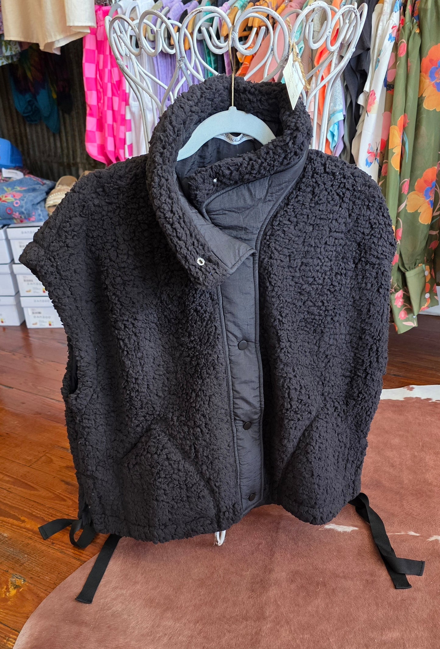 Black Timber Vest
