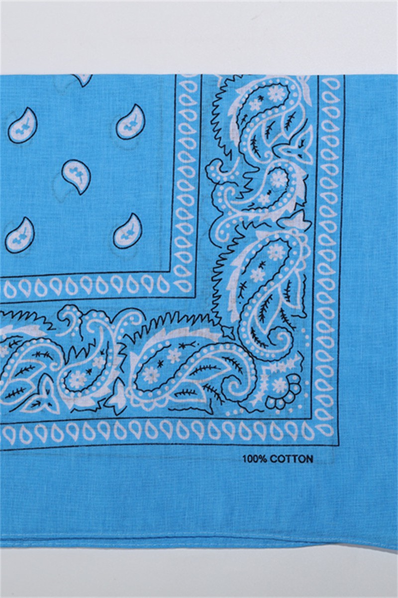 Novelty Print Cowboy Bandana Scarf Head Ties