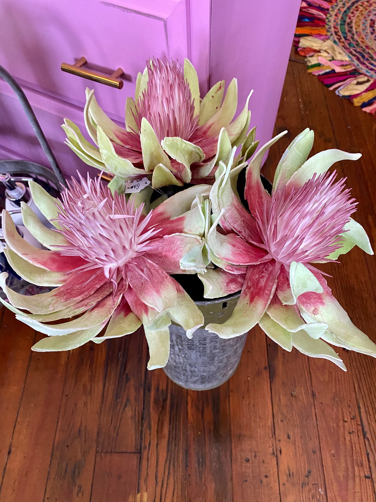 Green/Pink Botanical