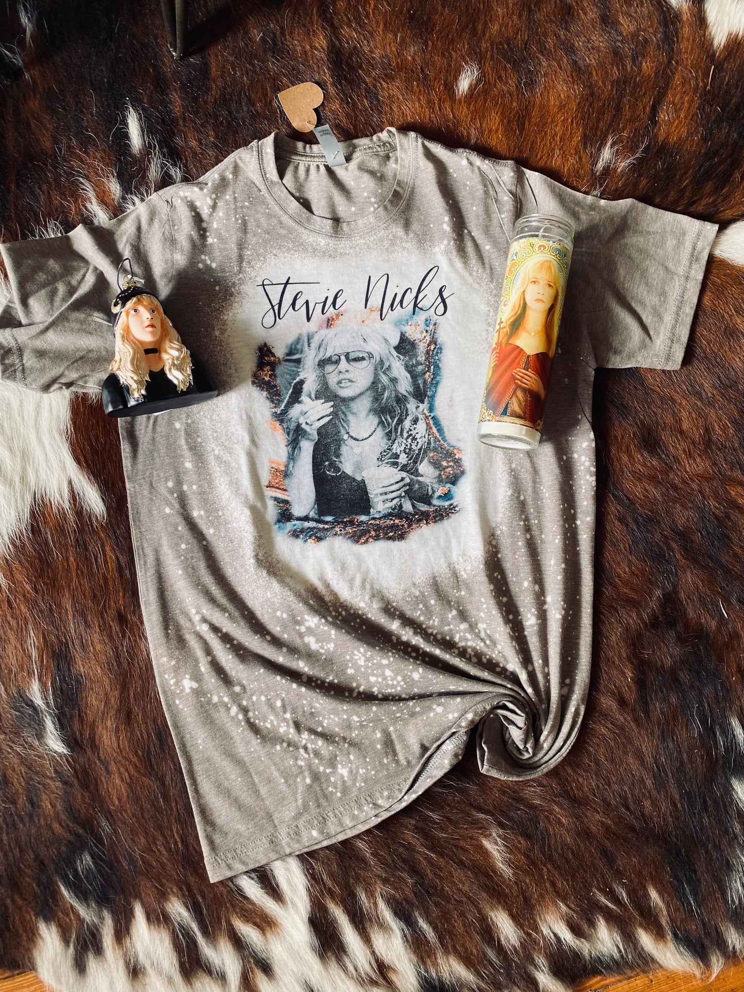 Stevie Tan Bleached Tee