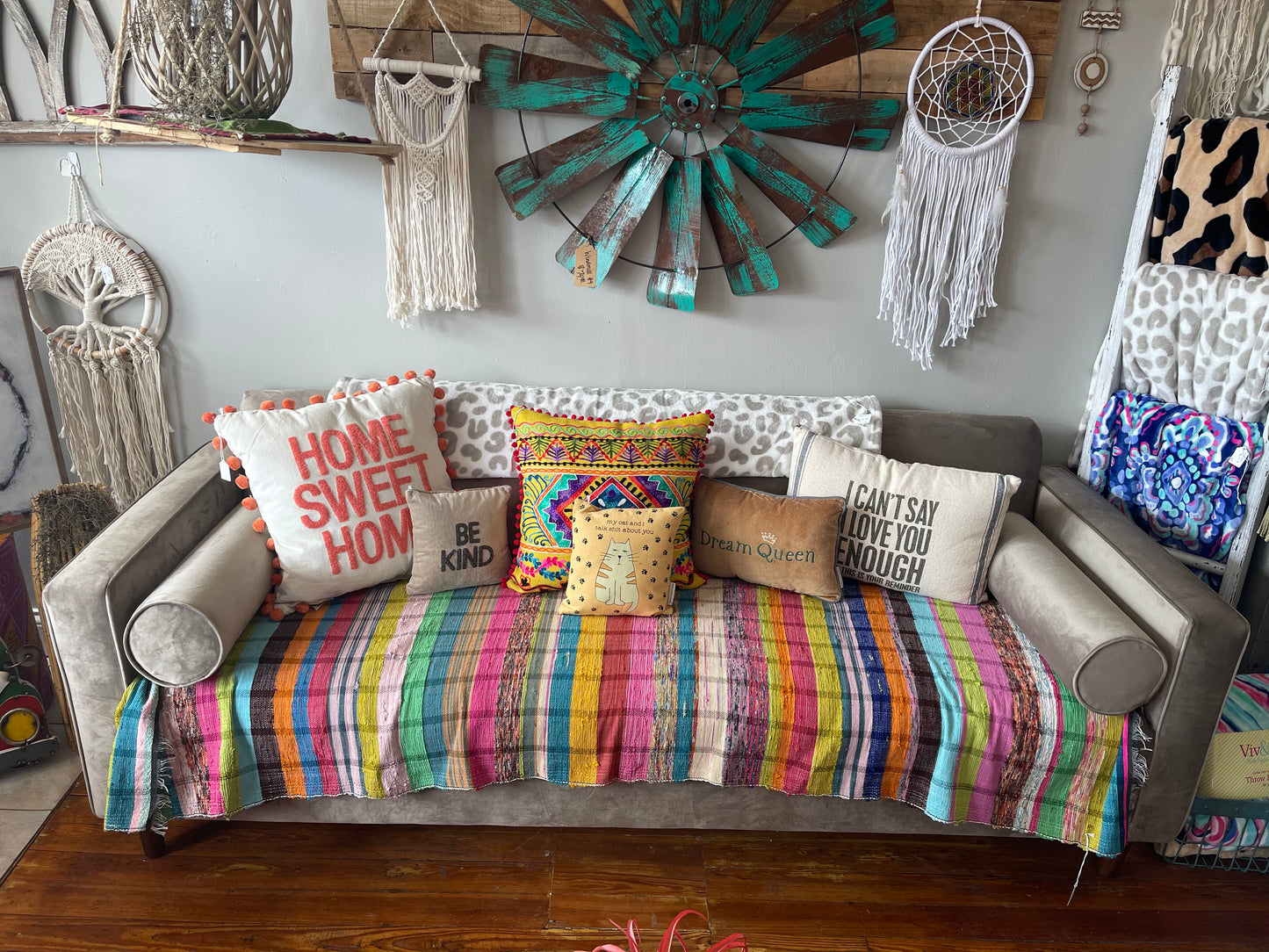 Cotton throw
