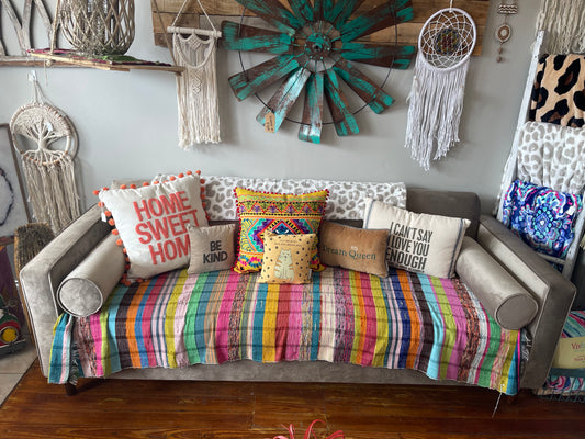 Cotton throw