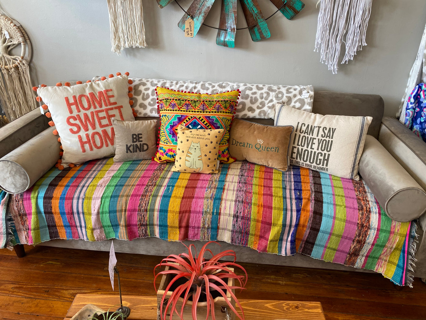 Cotton throw